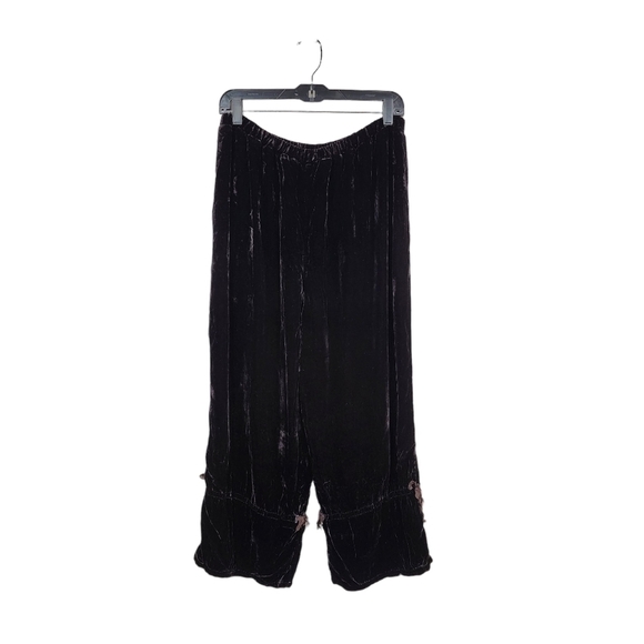 Homefrocks Women's Silk Rayon Ribbon Bloomer Velvet Pants - XL